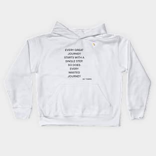 FUTILITY OF GREAT WORDS Kids Hoodie